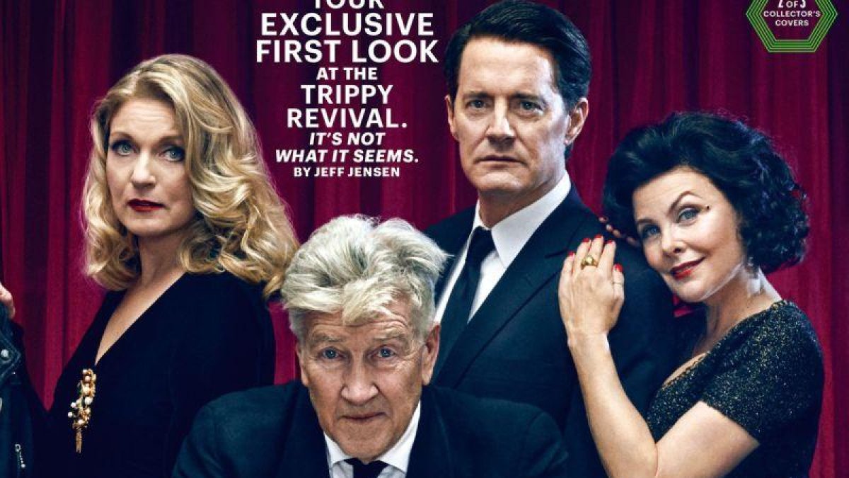 Las estrellas de 'Twin Peaks' reaparecen Detalle de una de las portadas de 'Entertainment Weekly' con el director David Lynch y algunos de los actores de la nueva entrega de 'Twin Peaks'.