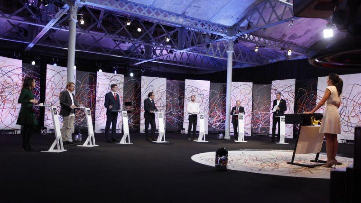 Imagen del debate electoral de La Sexta.