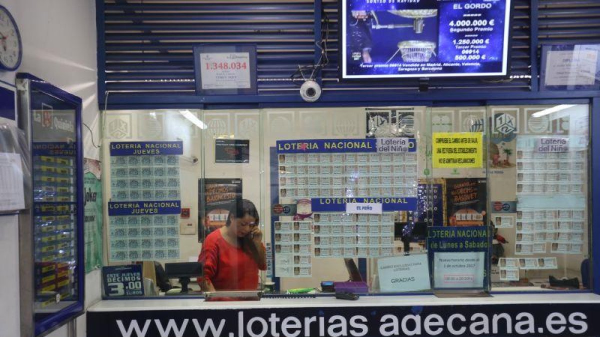 Un establecimiento de venta de Loterías.