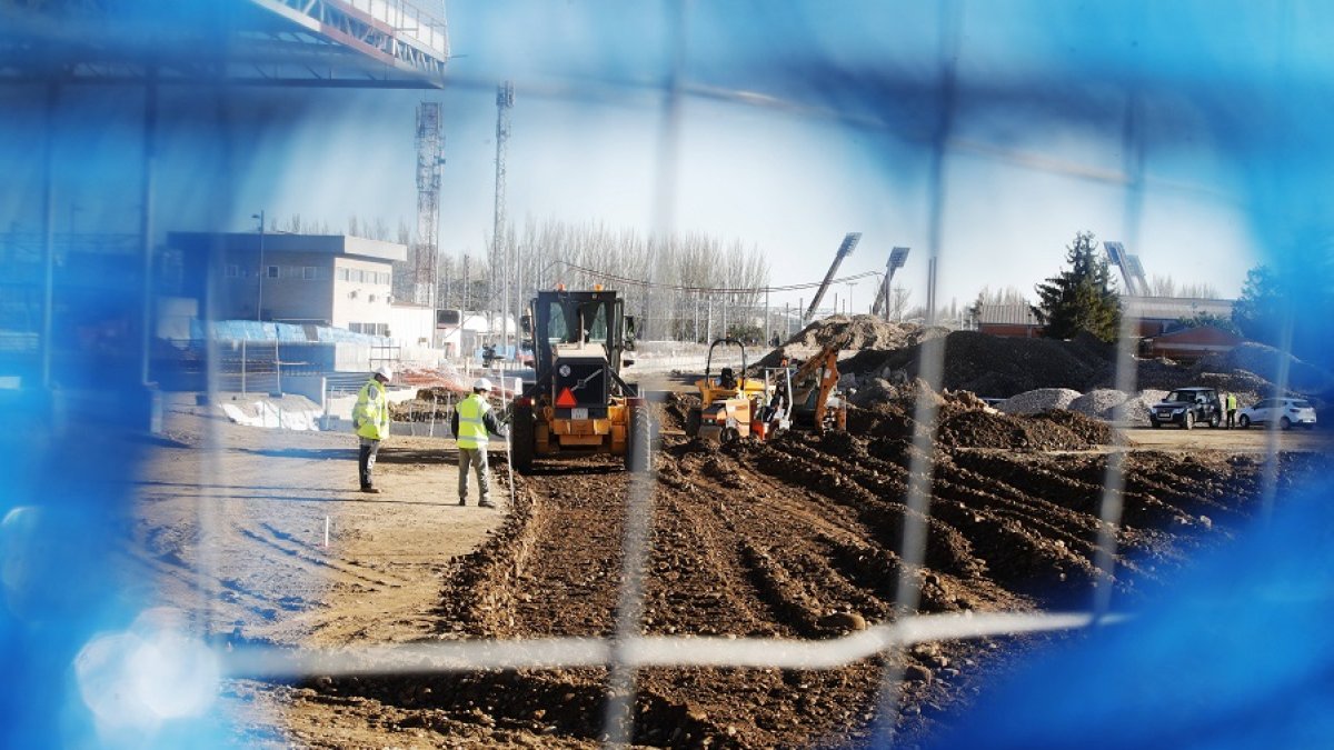 La integración del ferrocarril en León apenas paró. RAMIRO