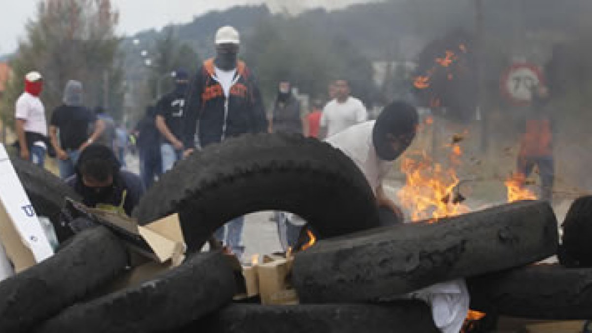 Enfrentamiento entre mineros y fuerzas de seguridad, hoy en La Magadalena