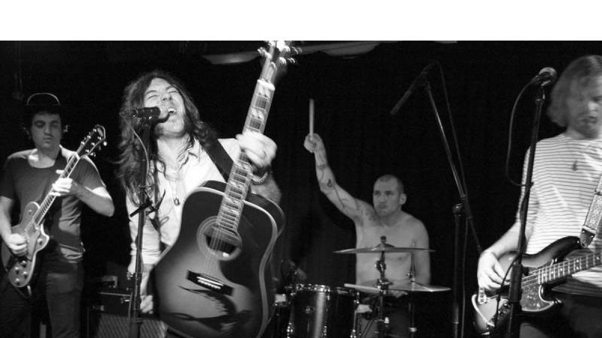 Imagen de una actuación de la banda australiana The Widowbirds, que actúa esta noche en León.