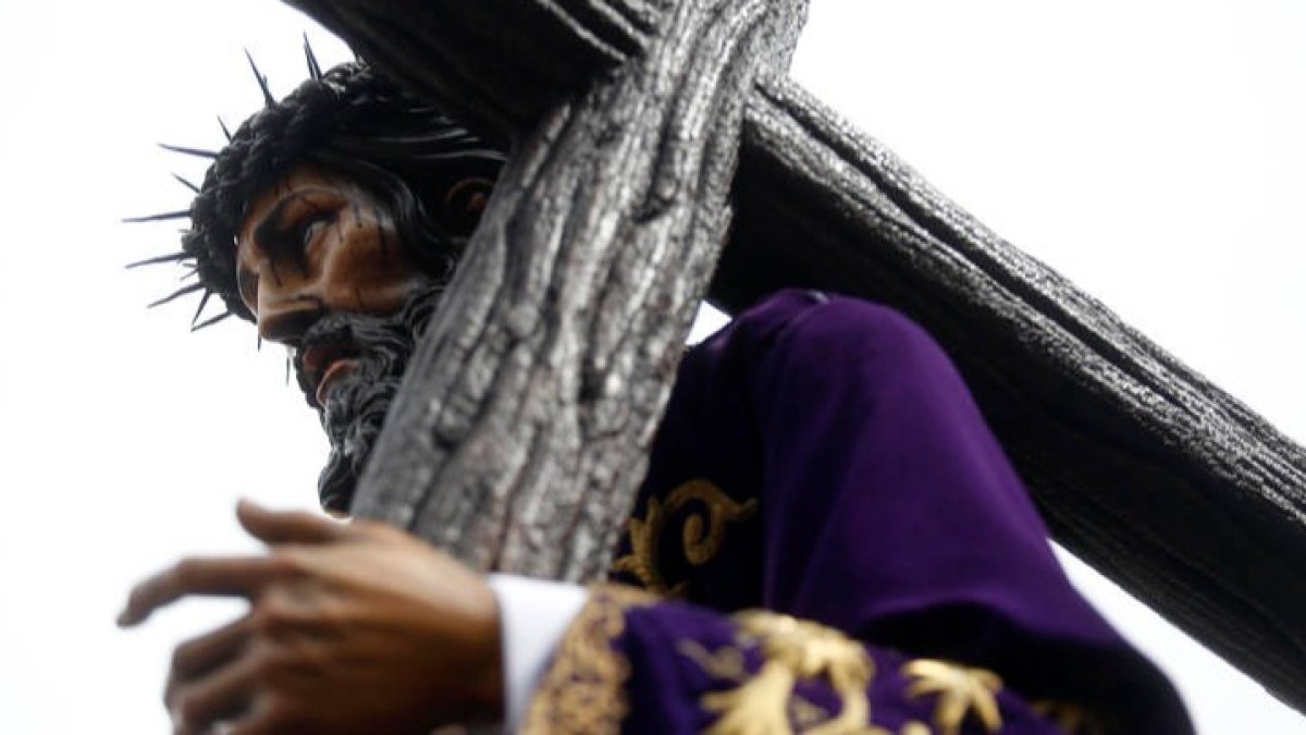 Nuestro Padre Jesús Nazareno, uno de los pasos que participará en la procesión del sábado. FERNANDO OTERO