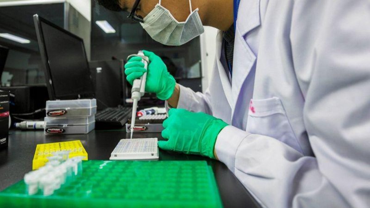 Un laboratorio especializado en terapias génicas, en la población china de Nanjing.
