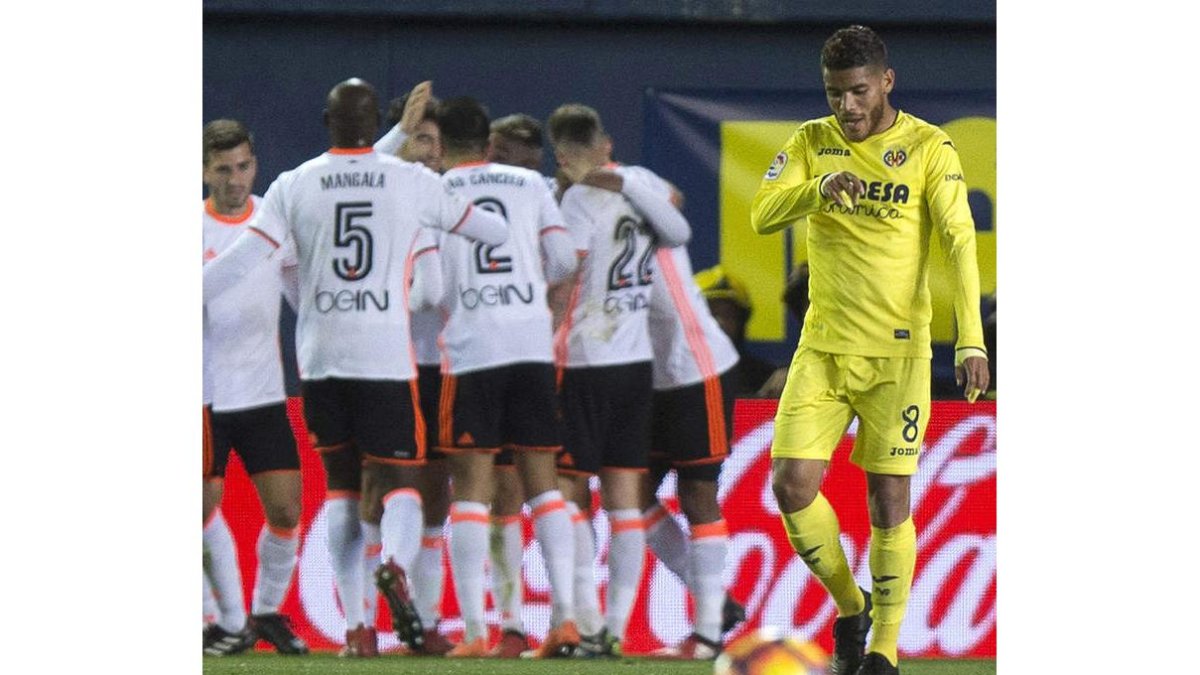 El Valencia sacó partido a los fallos del Villarreal. CASTELLÓ