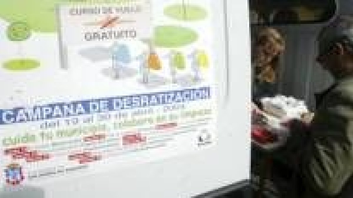 La campaña de desratización en San Andrés del Rabanedo se inició en el barrio de La Sal