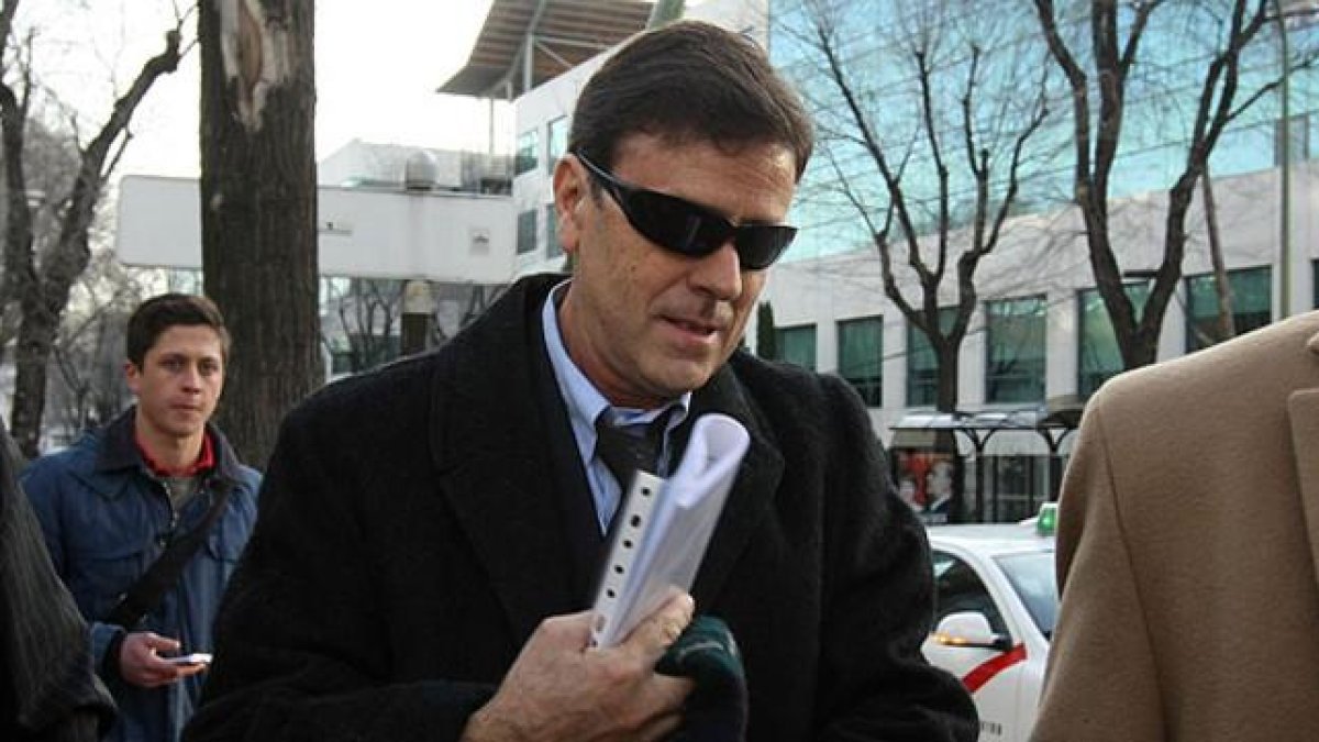 Eufemiano Fuentes, a su llegada al juzgado, a finales de enero del 2013.