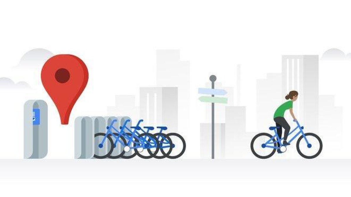 Google ya localiza las bicis.