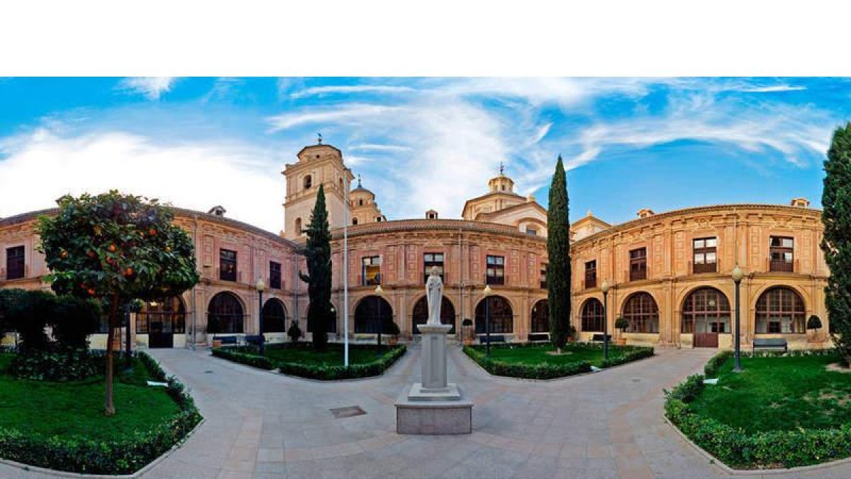 Imagen de la sede de la Universidad Católica de Murcia, en el Monasterio de Los Jerónimos. UCAM