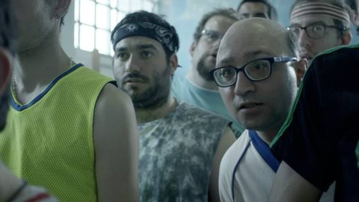 El actor leonés Jesús Vidal en una escena de ‘Campeones’. PELÍCULAS PENDELTON