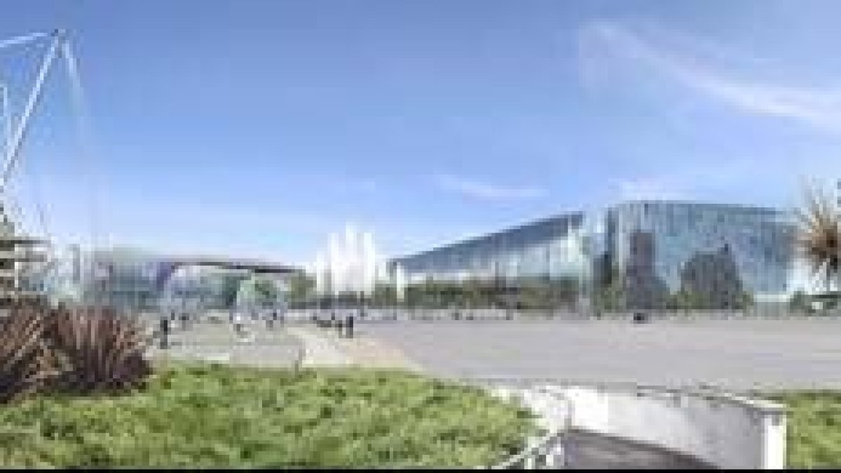 Creación virtual del casino, que será edificado en Beswick, cerca del estadio del Manchester United