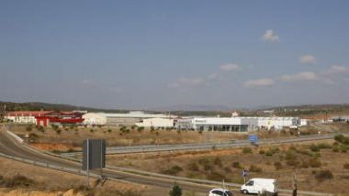 Vista del polígono industrial de Astorga, en una imagen de archivo.