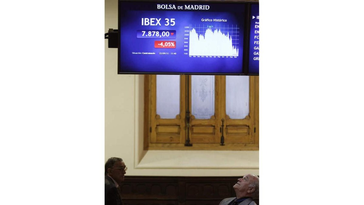 La Bolsa española sufrió otra jornada negativa.