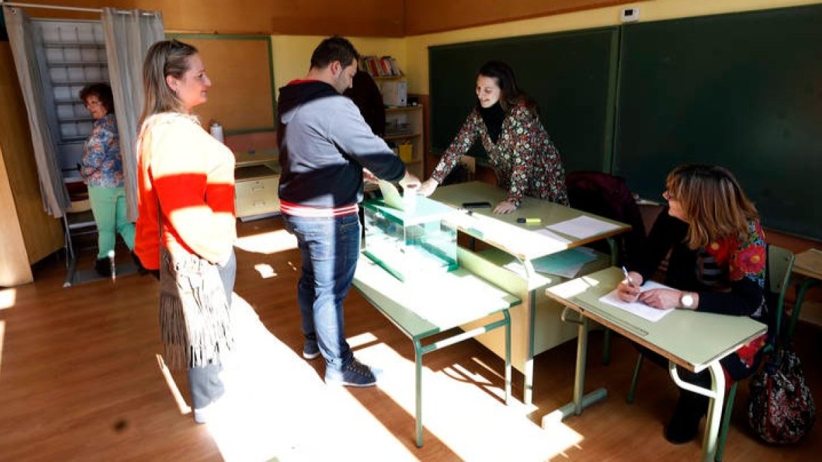 Elecciones en la pedanía de Secarejo, en 2019. DL