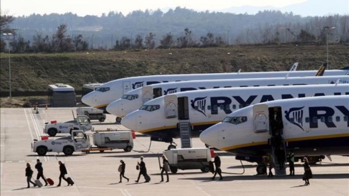 El aeropuerto de Girona, en una imagen captada en el 2011.