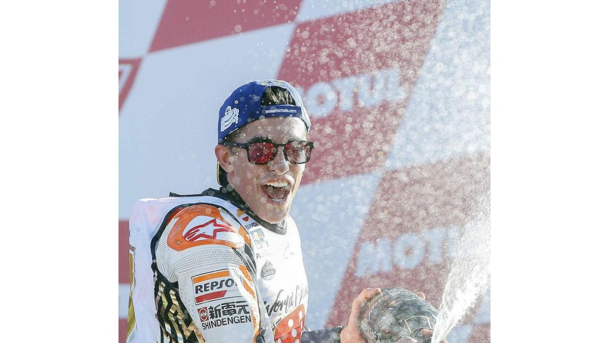 Marc Márquez suma cuatro títulos mundiales de MotoGP en cinco temporadas.