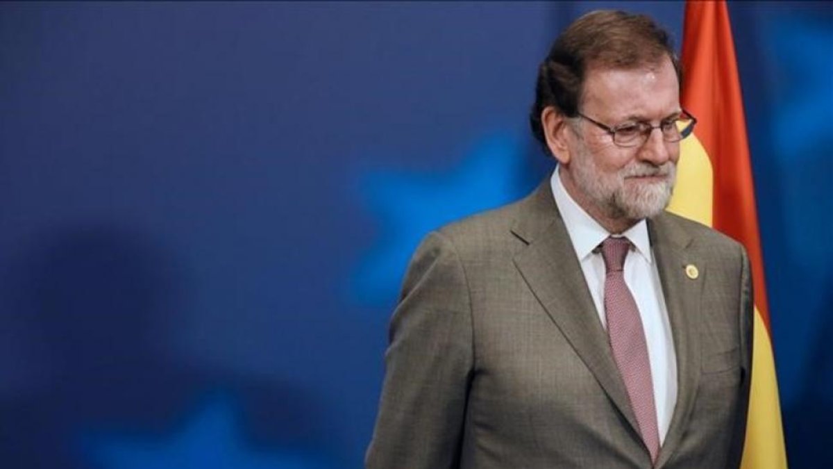 El presidente del Gobierno, Mariano Rajoy, este viernes en el Consejo Europeo.