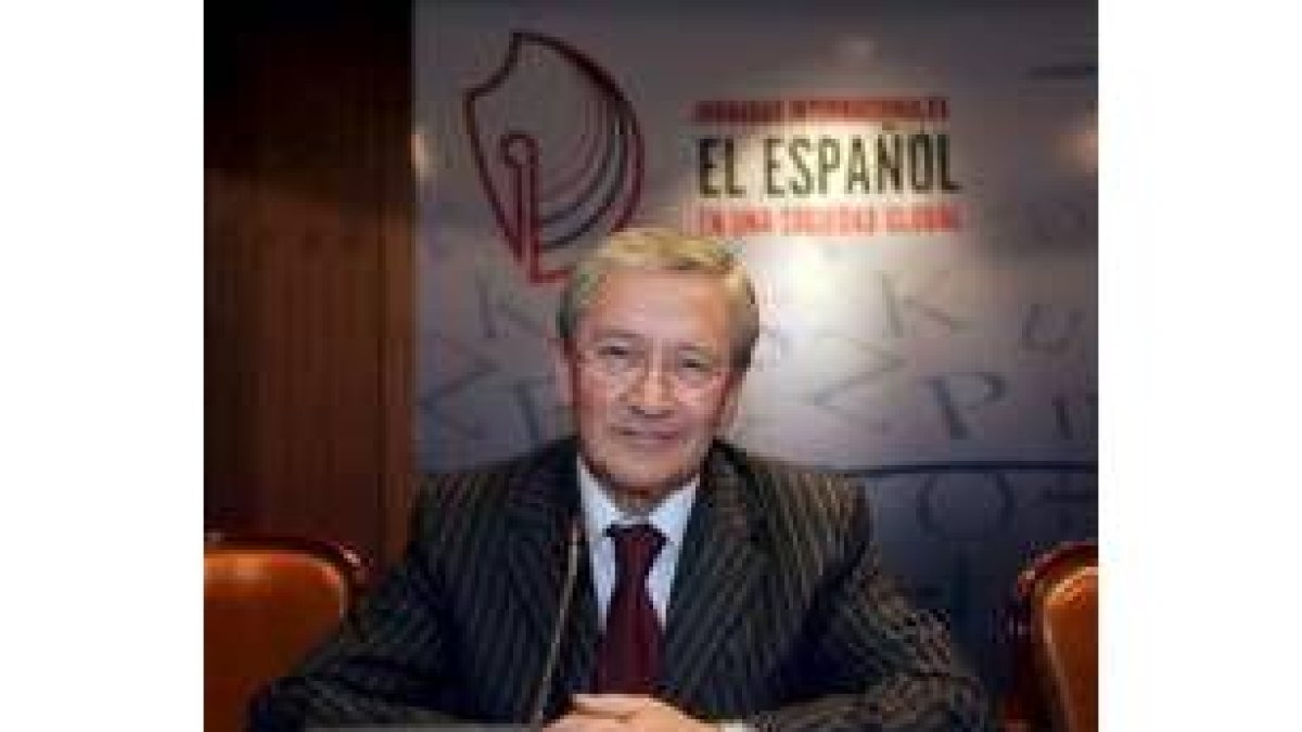 El periodista gallego Fernando Ónega, ayer en Valladolid