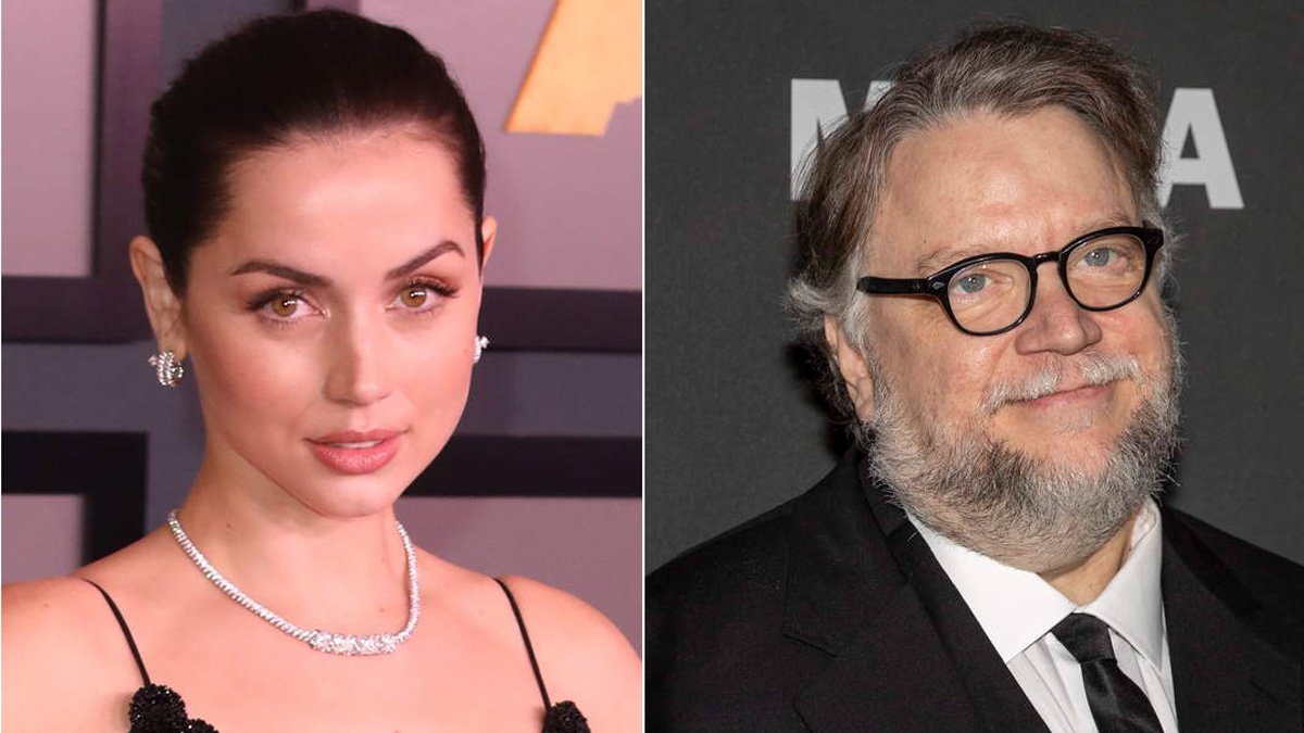 Ana de Armas y Guillermo del Toro. DAVID SWANSON / SARA YENESEL