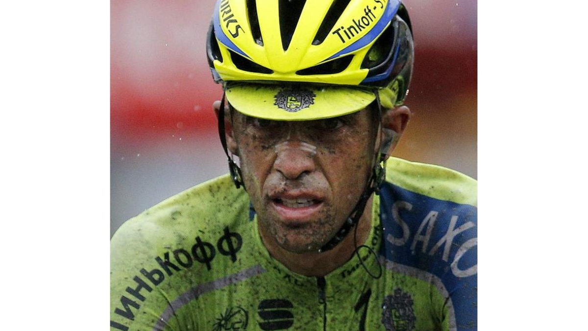 Alberto Contador, durante la quinta etapa del Tour de Francia.