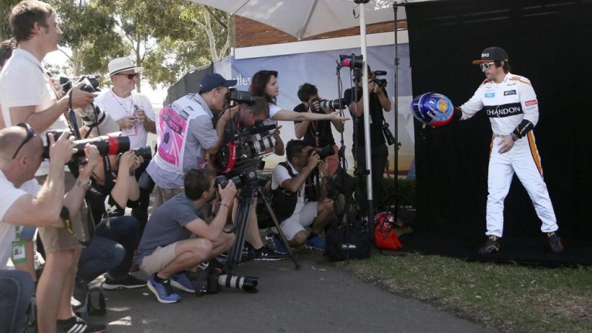 Sesión de entrenamientos en Melbourne (Australia) en víspera del Mundial