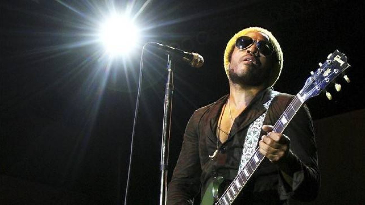 Lenny Kravitz, en un concierto del 2012 en Nueva Orleans.