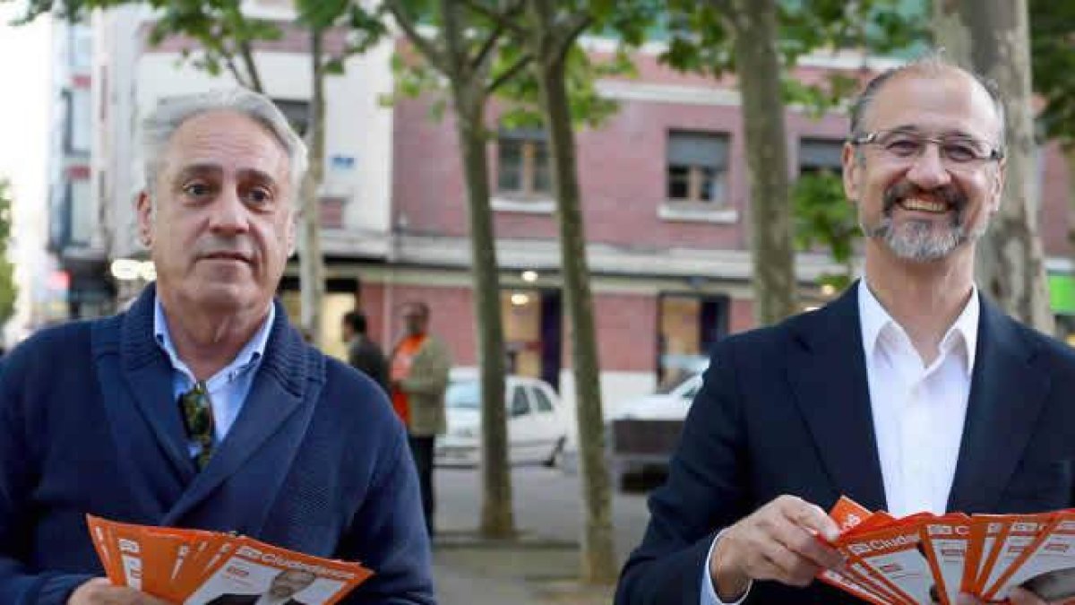 Presencio y Luis Fuentes, la pasada campaña electoral.