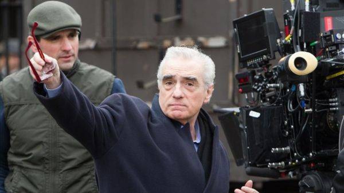 Martin Scorsese, durante el rodaje de la película 'Hugo'.