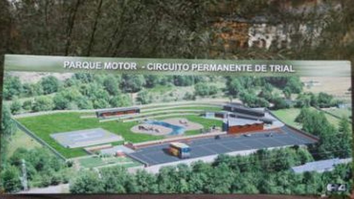 La maqueta del Parque Motor de Torre-Brañuelas, uno de los proyectos que se desbloquea.