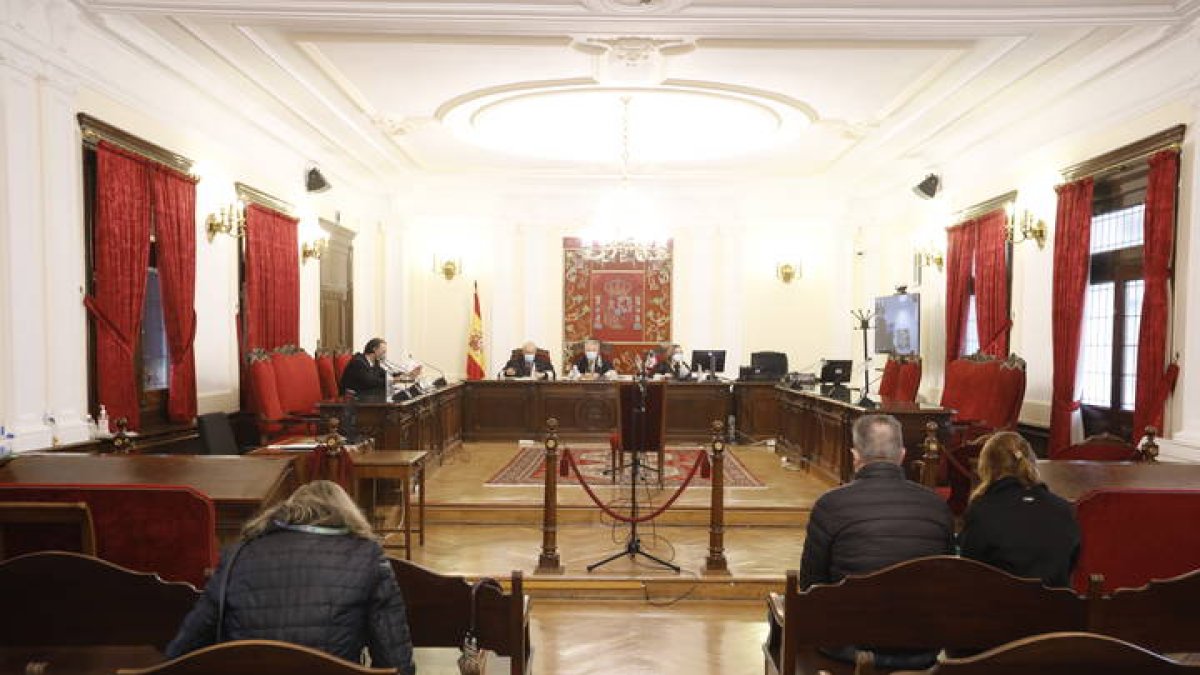 Un juicio celebrado en León. MARCIANO PÉREZ