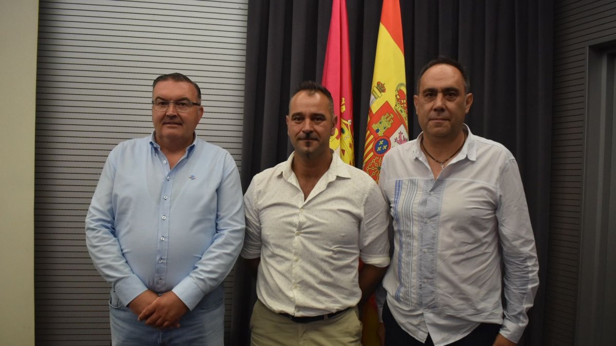 Roberto Aller, Emilio Martínez y Valentín Martínez, recién elegidos. UPL
