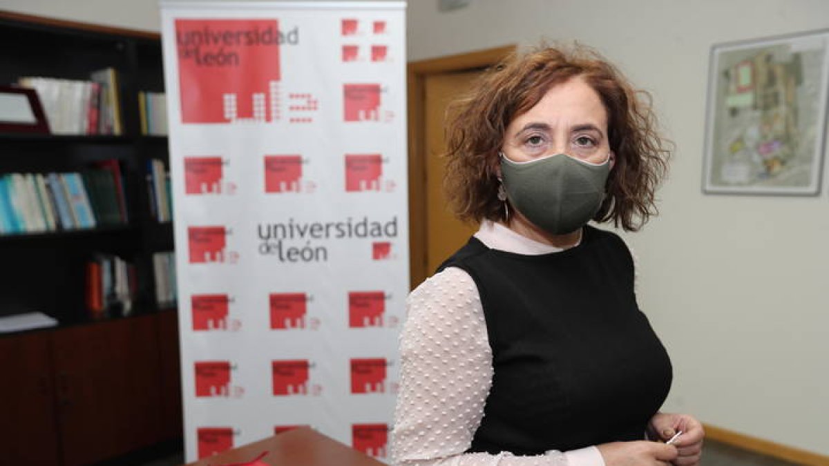 Pilar Marqués, vicerrectora del campus de Ponferrada. LUIS DE LA MATA