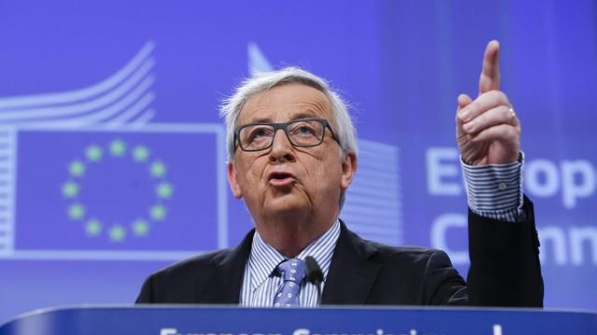 El presidente de la Comisión Europea, Jean-Claude Juncker, este viernes 15 de enero.