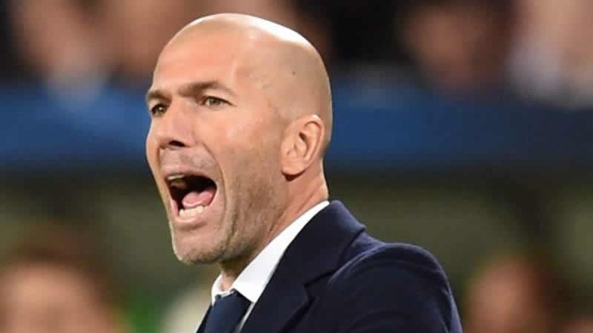 Zinedine Zidane no quiere confianzas frente a la Cultural en el partido de ida de Copa. CARMEN JASPERSEN