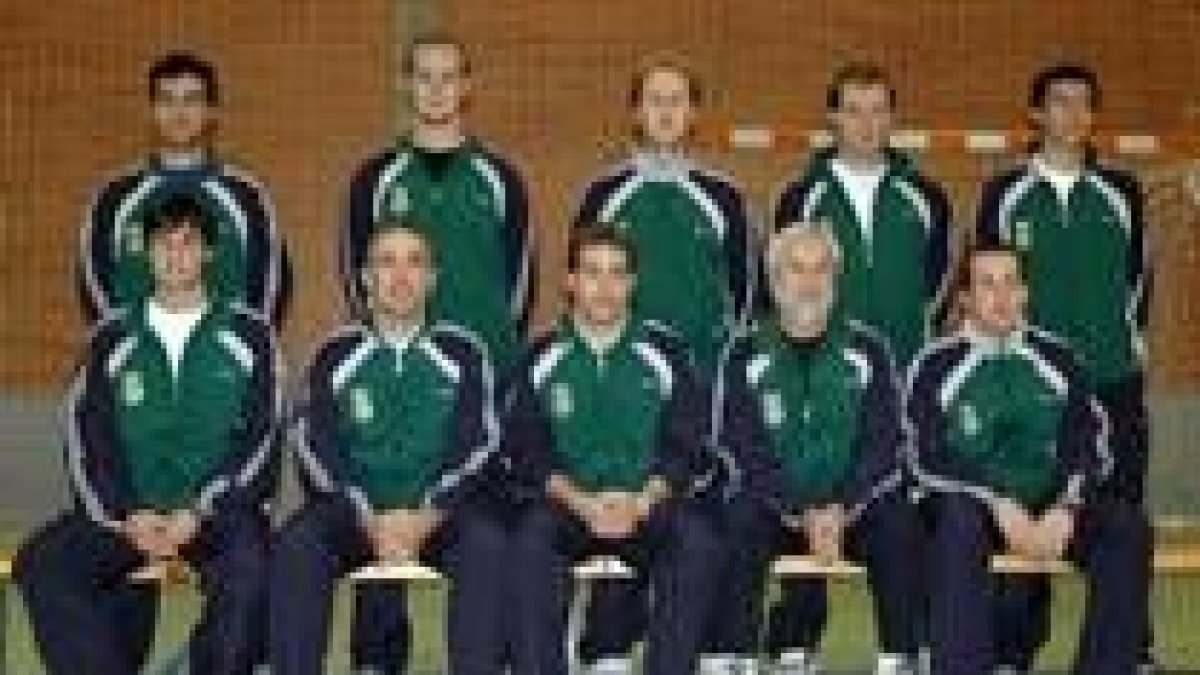 Formación del Universidad de León de la 1.ªy 2.ª División Masculina de frontenis preolímpico