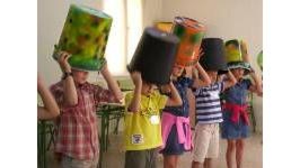 Algunos de los niños que disfrutaron del taller el año pasado