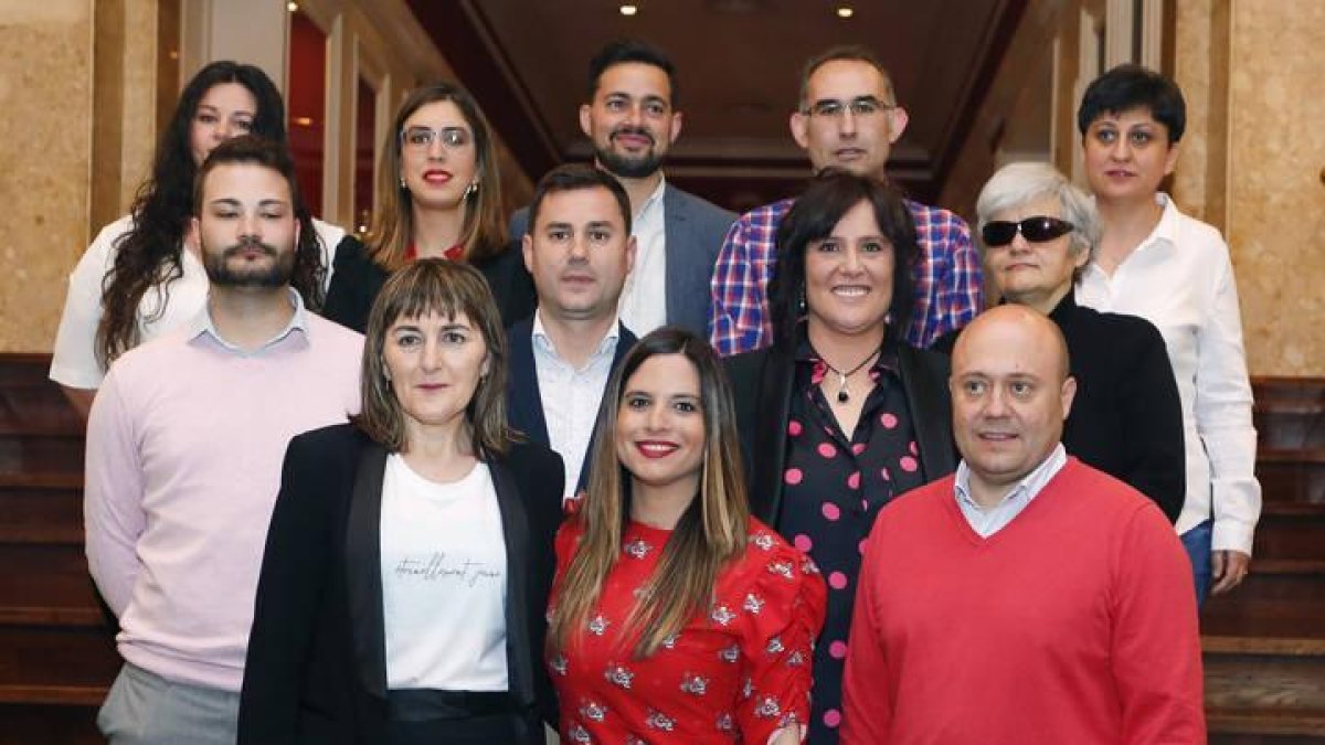 Presentación de la candidatura del PSOE leonés a las Cortes de Castilla y León con Nuria Rubio a la cabeza