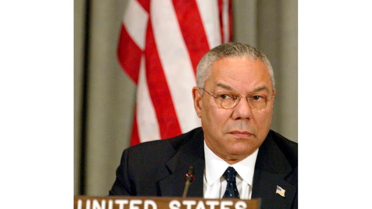 Colin Powell. ANDREW GOMBERT