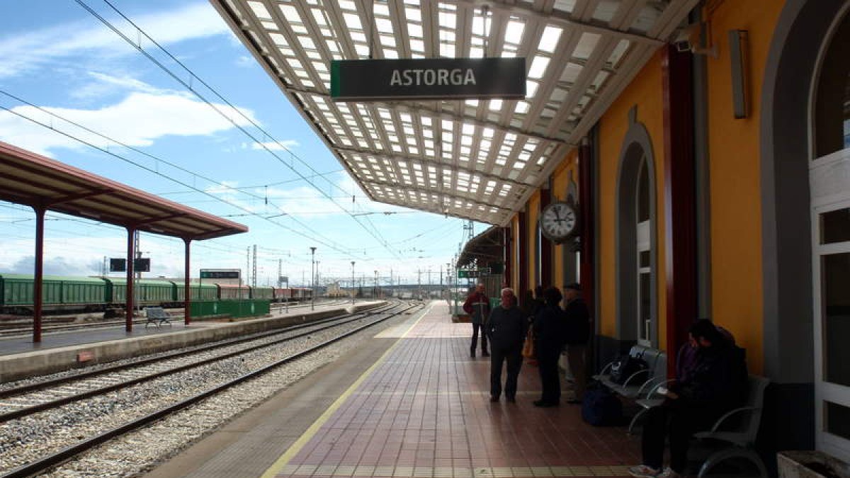 La estación de trenes de Astorga. DL