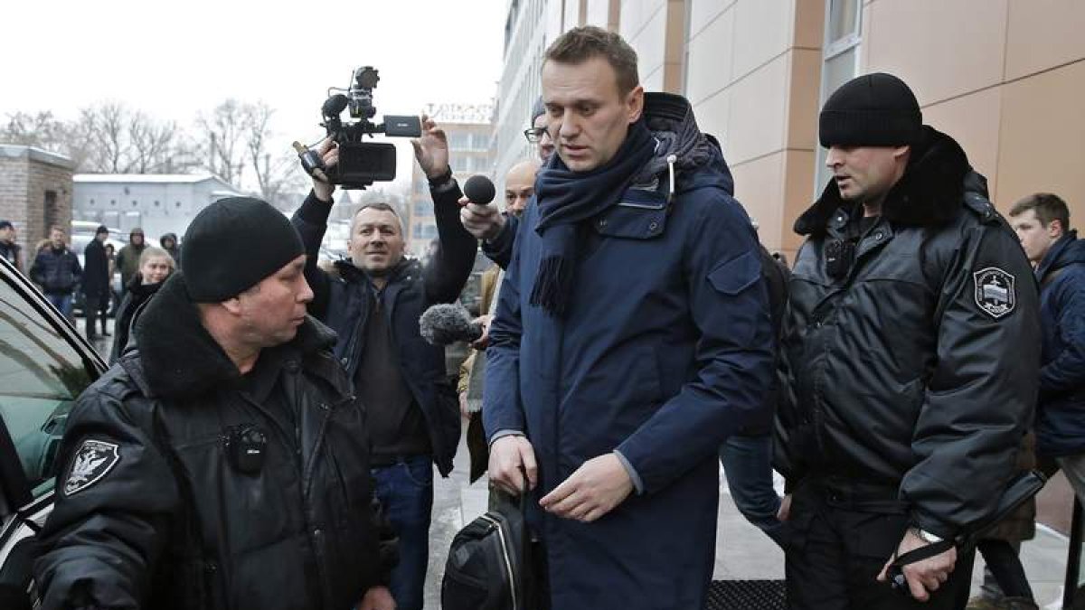El líder opositor ruso Alexéi Navalni. YURI KOCHETKOV