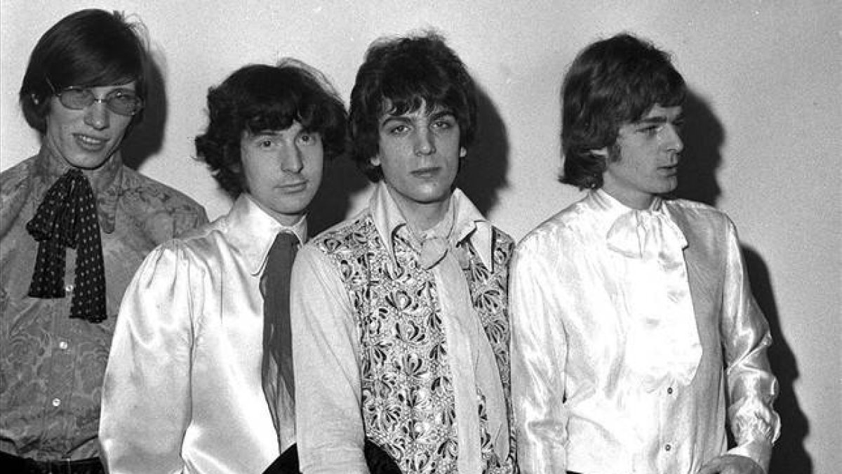 De izquierda a derecha, Roger Waters, Nick Mason, Syd Barrett y Rick Wright, en una imagen tomada en 1967.