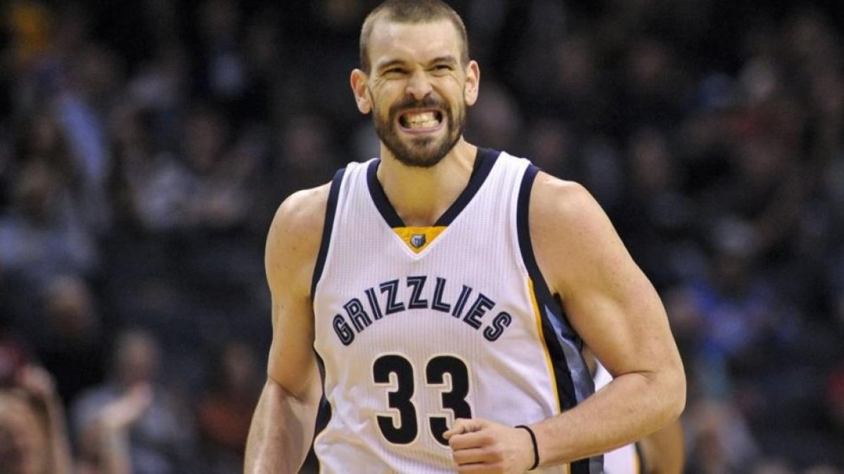 Marc Gasol, tras materializar la victoria de los Grizzlies ante los Knicks.