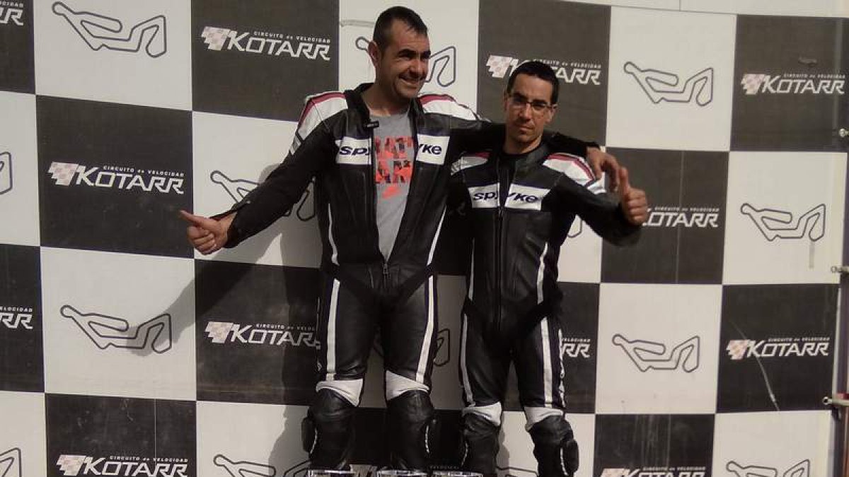 José Antonio y Pablo Lorenzana brillaron en el circuito de Kotarr. DL