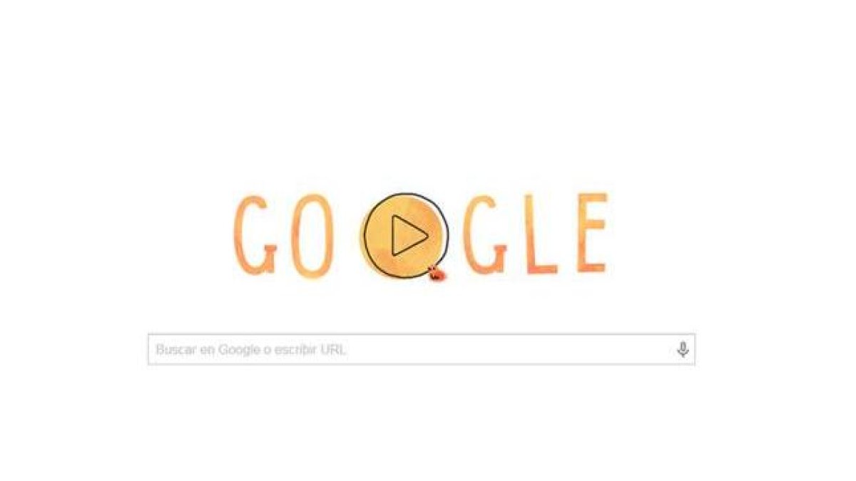 El 'doodle' de Google para el Día de la Madre.