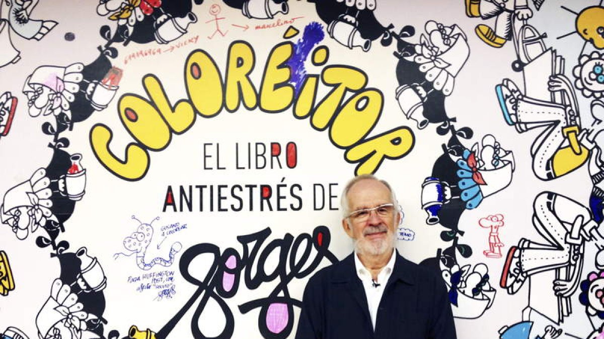 Forges durante la presentación de su último libro, ‘Coloréitor’, ayer en Madrid.