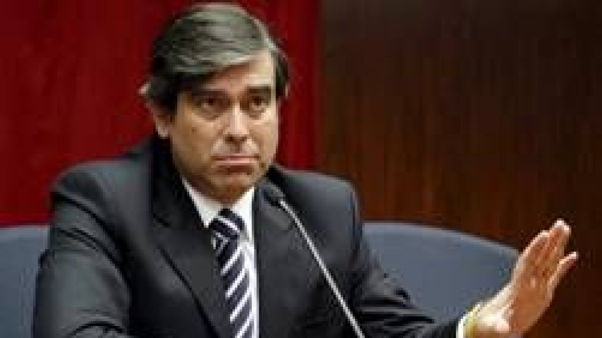 El portavoz del Consejo General del Poder Judicial, Enrique López, en una imagen de archivo