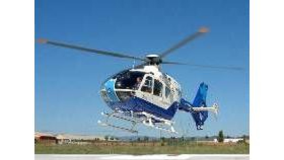 El helicóptero da cobertura a 700.000 habitantes de la comunidad