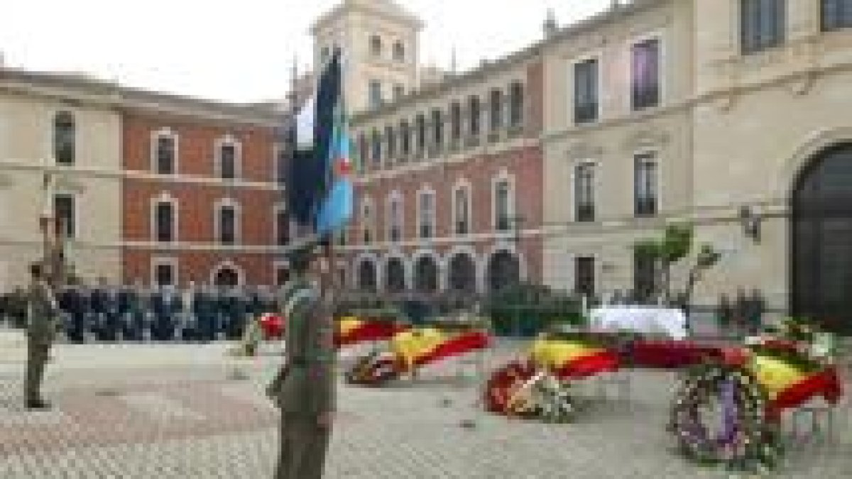 El acto castrense se celebró en el patio de armas de la Academia de Caballería de Valladolid