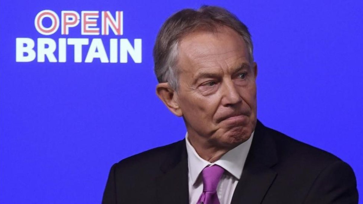 Tony Blair, en su discurso en Londres.