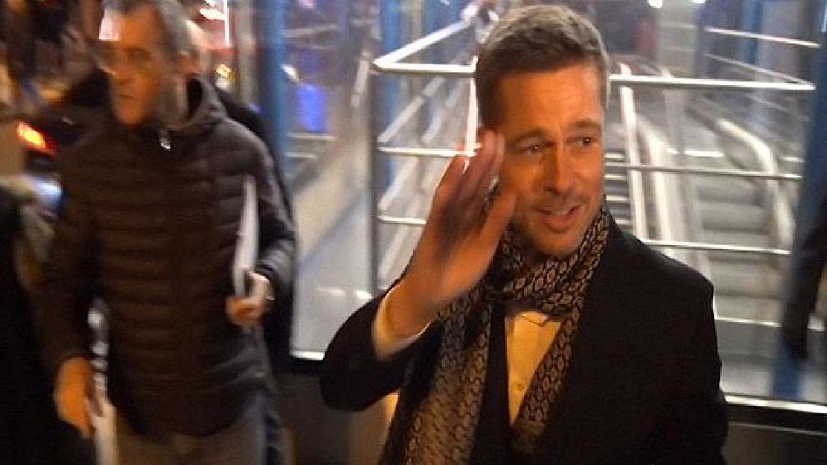 Brad Pitt ya ha visto a sus seis hijos por Navidad.